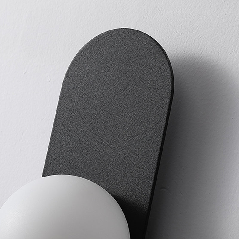 Modernist Wall Sconce Acrylic Shade Wall Light Fixture for Bedroom