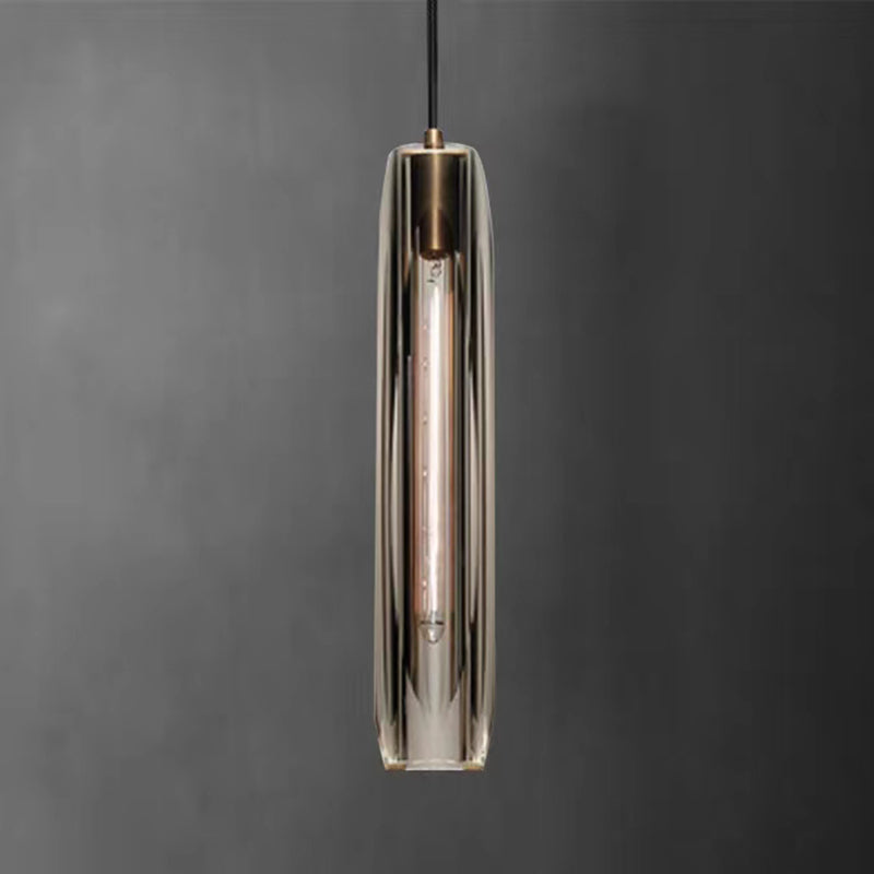 Modern Metal Wall Lighting Fixtures Cylinder Shape Wall Light with Crystal Shade