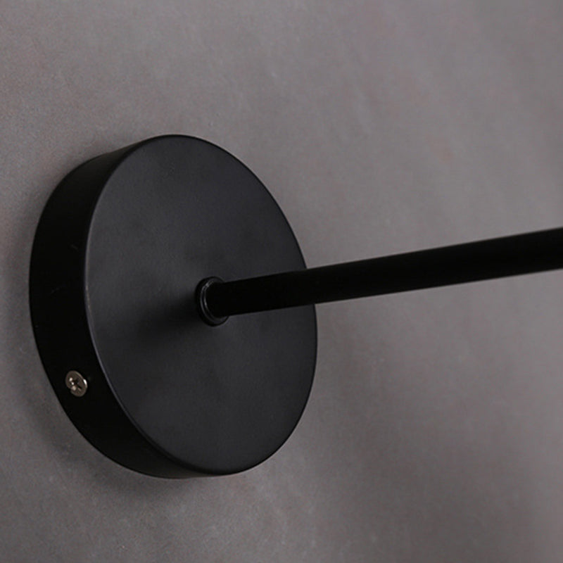 Geometric Wall Lighting Industrial Metal 1 Light Rustic Wall Sconces in Black