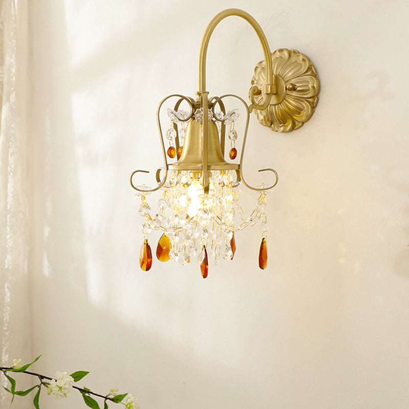 Unique Shape Metal Wall Lighting Modern Style 1 Light Wall Mounted Light