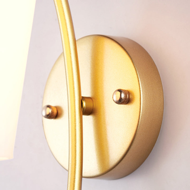 Modern Vanity Lighting Antlers Wall Light Fixture with Glass for Bathroom