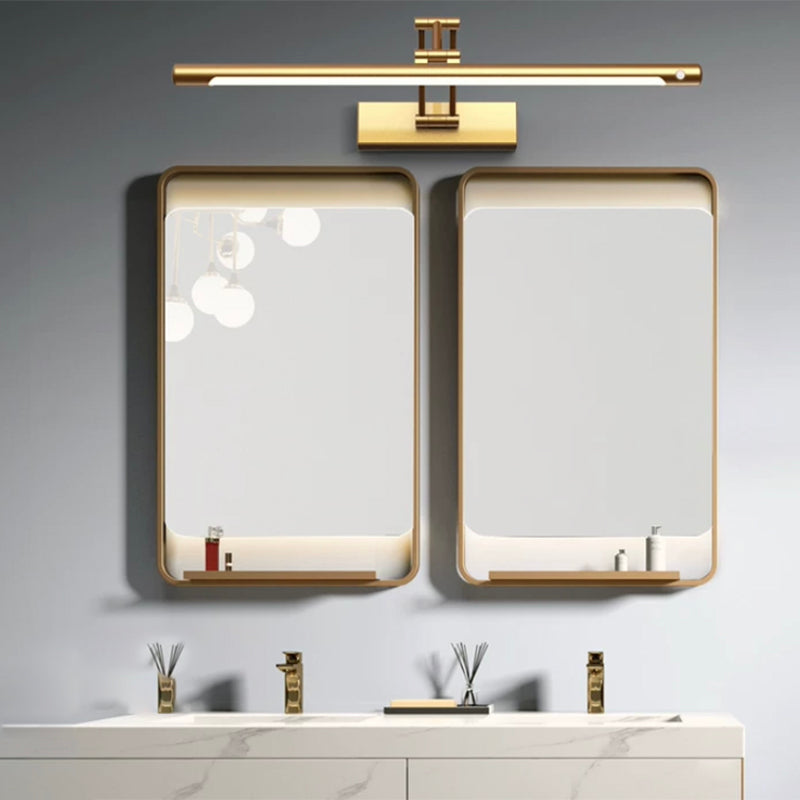 Minimalism Vanity Lighting Adjustable Wall Light Fixture with Metal for Bathroom