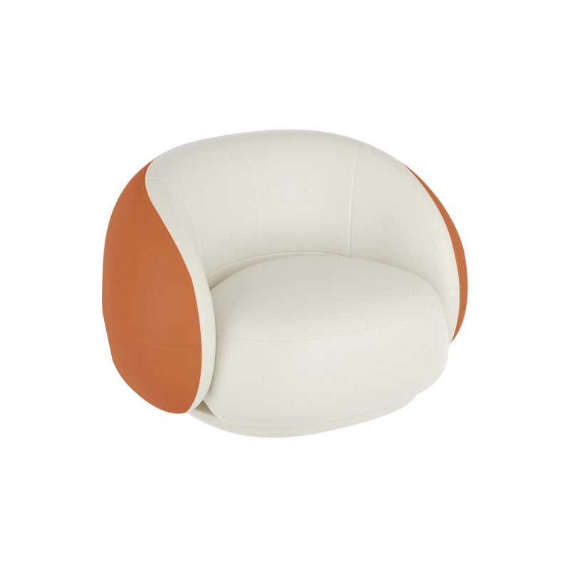 Cushion Back Curved Sectional Sofa Scratch Resistant Sectionals