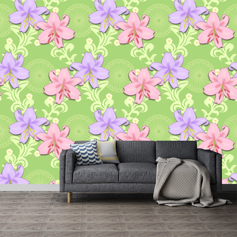 Illustration Mural Wallpaper Plant Decoration Living Room Wall Mural