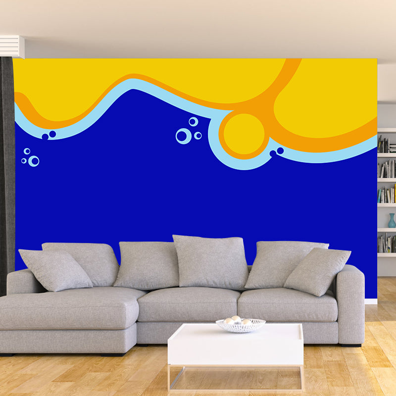 Abstract Style Illustration Wall Mural Wallpaper Sitting Room Wall Mural
