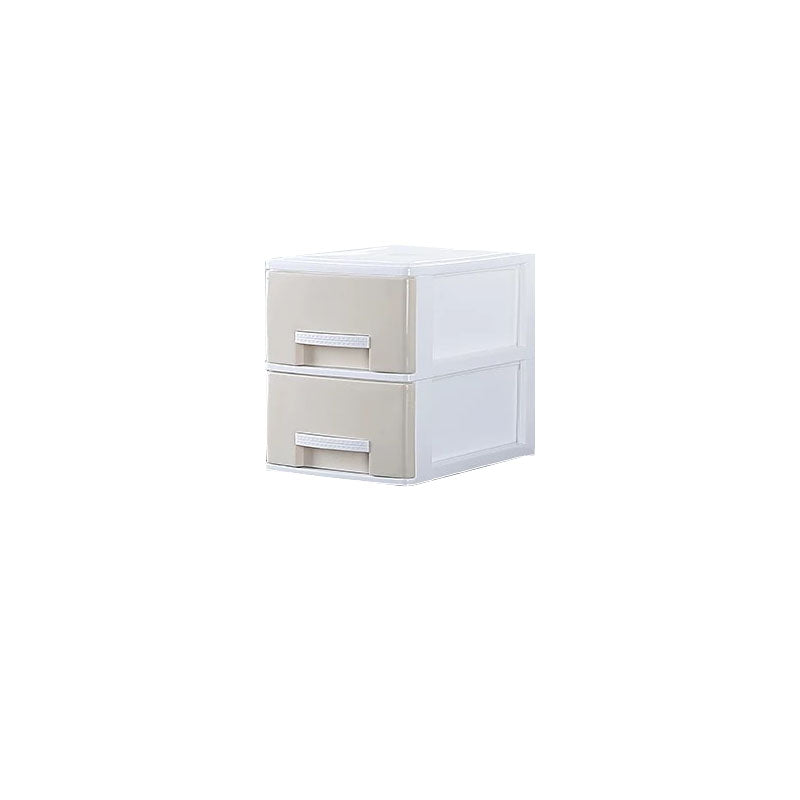 Vertical File Cabinet Plastic Modern Filing Cabinet with Drawers for Home Office