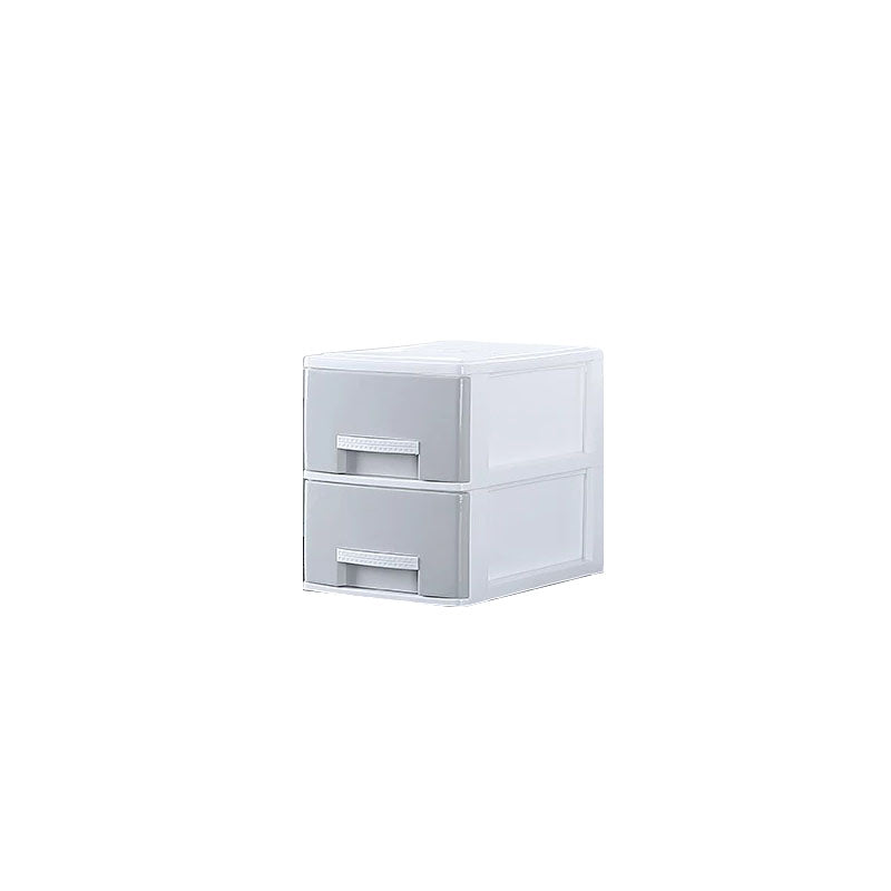 Vertical File Cabinet Plastic Modern Filing Cabinet with Drawers for Home Office