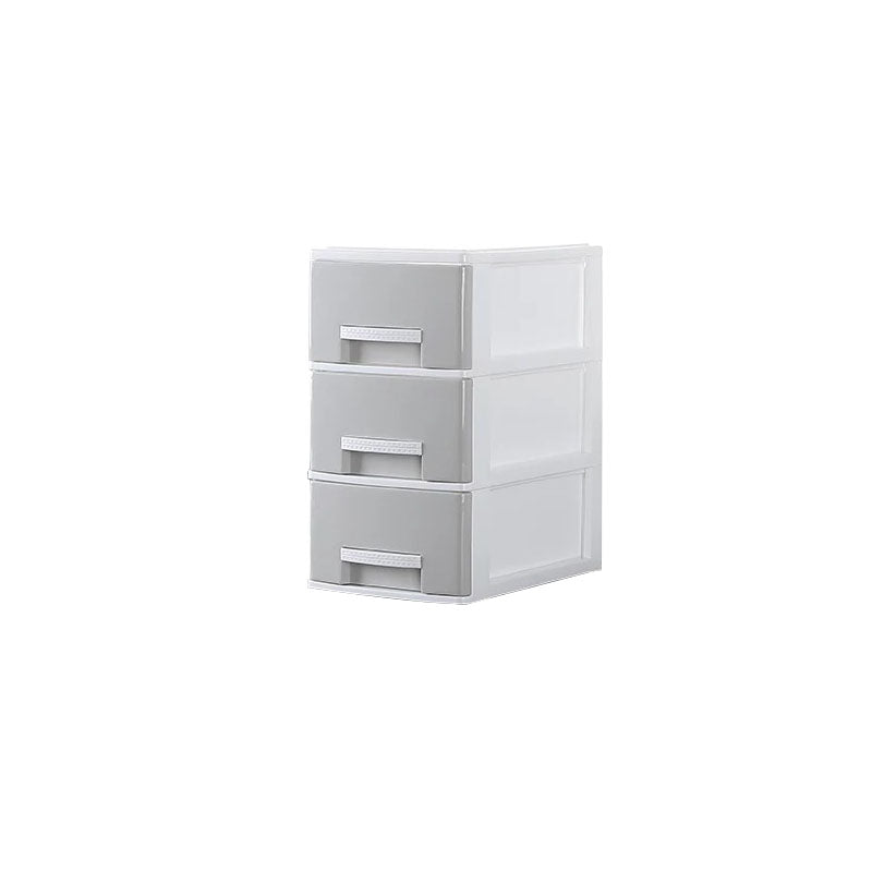 Vertical File Cabinet Plastic Modern Filing Cabinet with Drawers for Home Office