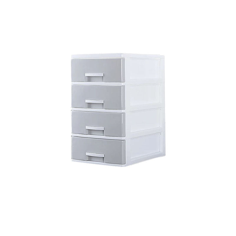 Vertical File Cabinet Plastic Modern Filing Cabinet with Drawers for Home Office