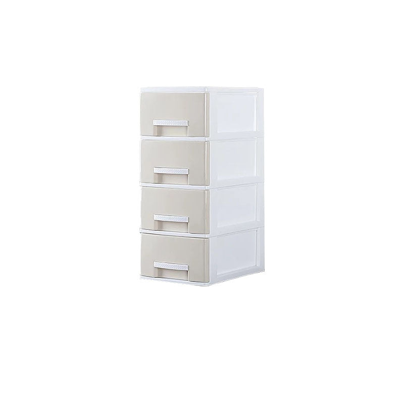 Vertical File Cabinet Plastic Modern Filing Cabinet with Drawers for Home Office