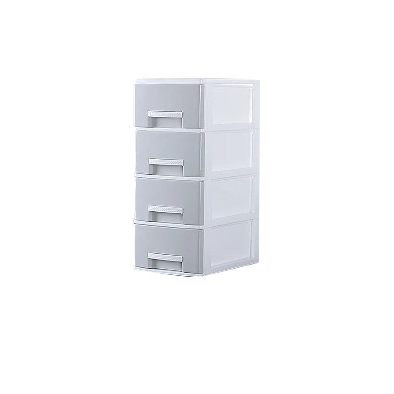 Vertical File Cabinet Plastic Modern Filing Cabinet with Drawers for Home Office