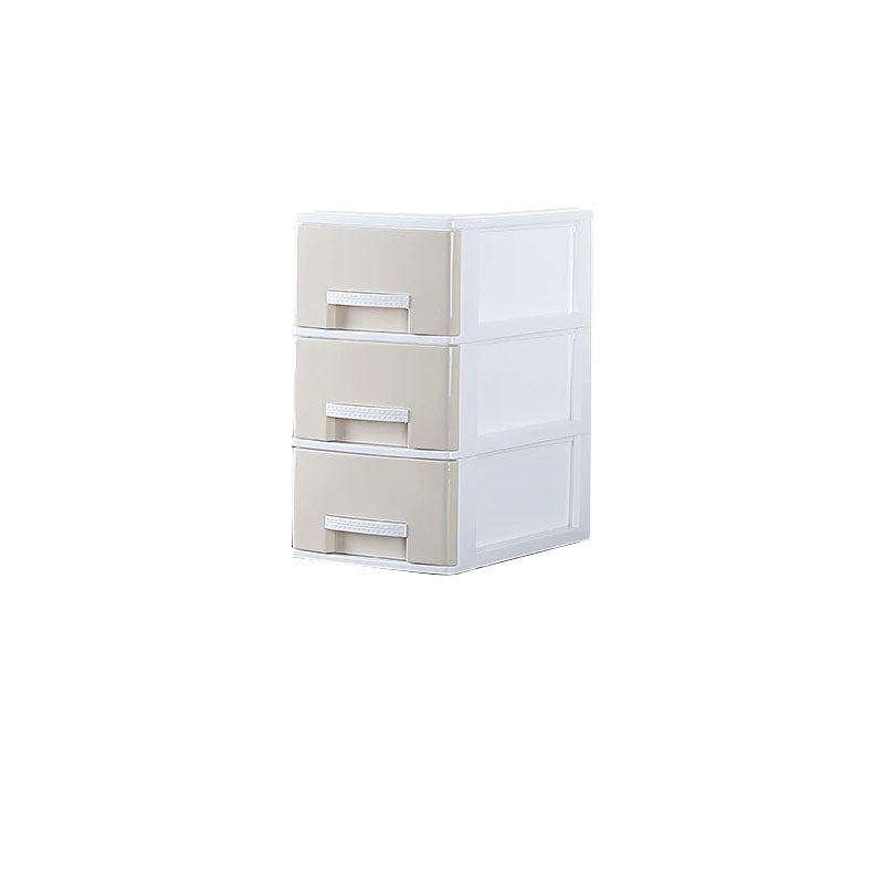 Vertical File Cabinet Plastic Modern Filing Cabinet with Drawers for Home Office