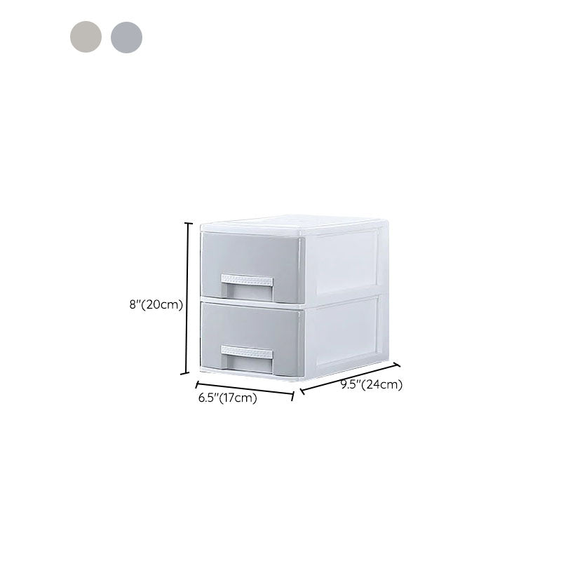 Vertical File Cabinet Plastic Modern Filing Cabinet with Drawers for Home Office