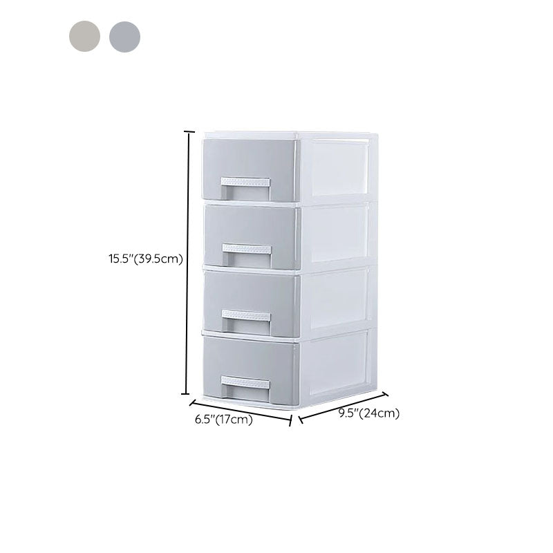 Vertical File Cabinet Plastic Modern Filing Cabinet with Drawers for Home Office