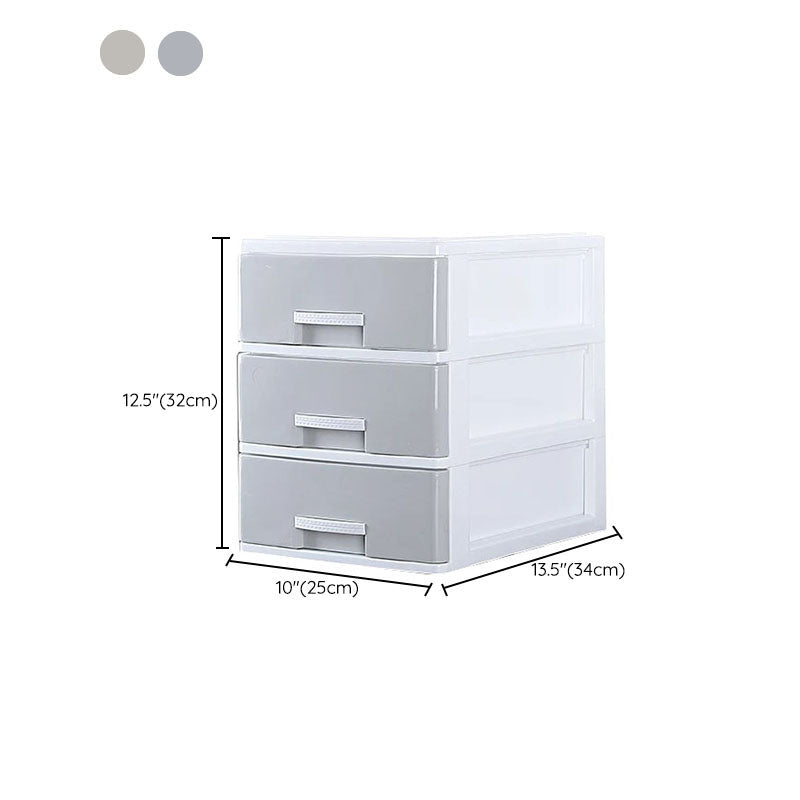 Vertical File Cabinet Plastic Modern Filing Cabinet with Drawers for Home Office