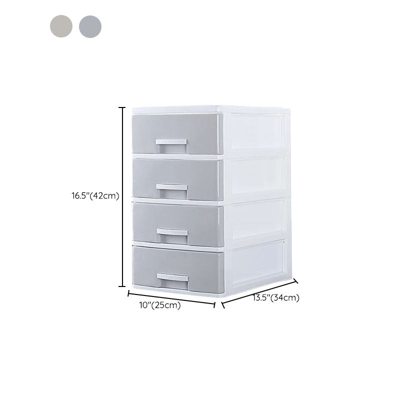 Vertical File Cabinet Plastic Modern Filing Cabinet with Drawers for Home Office