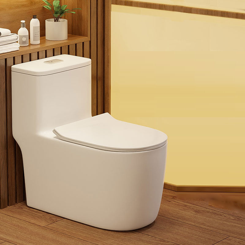 Contemporary Flush Toilet Floor Mounted Siphon Jet Toilet Bowl