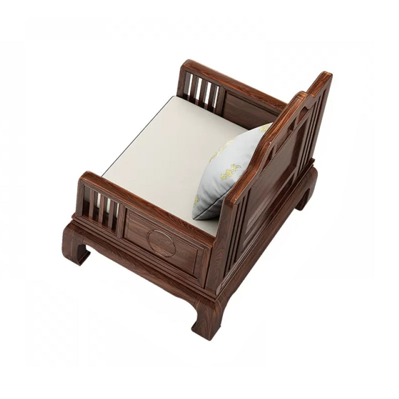 Scandinavian Sectional Sofas Solid Wood Brown Sectional Couch