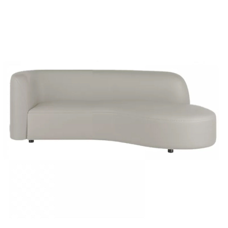 Grey Wooden Sectional Stain-Resistant Sectional Sofa for Living Room