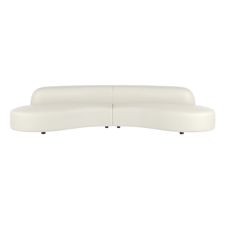 White Sectionals Stain-Resistant Sectional Sofa for Living Room