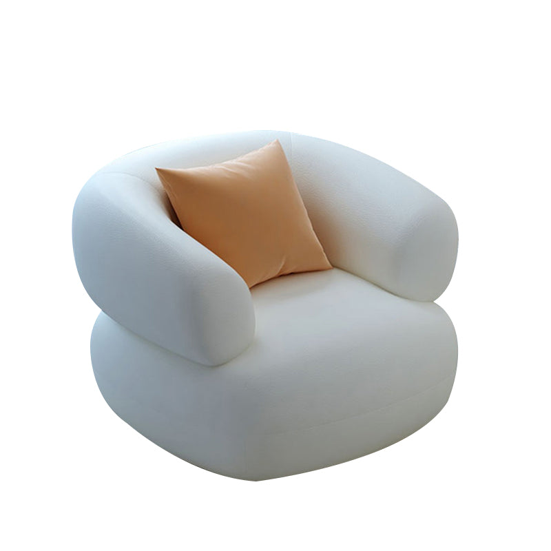 White Sectionals Stain-Resistant Sectional Sofa for Living Room