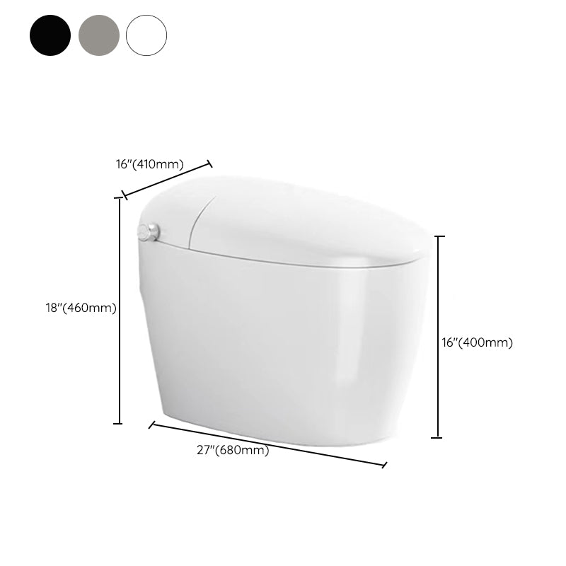 One Piece Toilet ABS Modern Toilet Floor Mounted Siphon Jet Urine Toilet