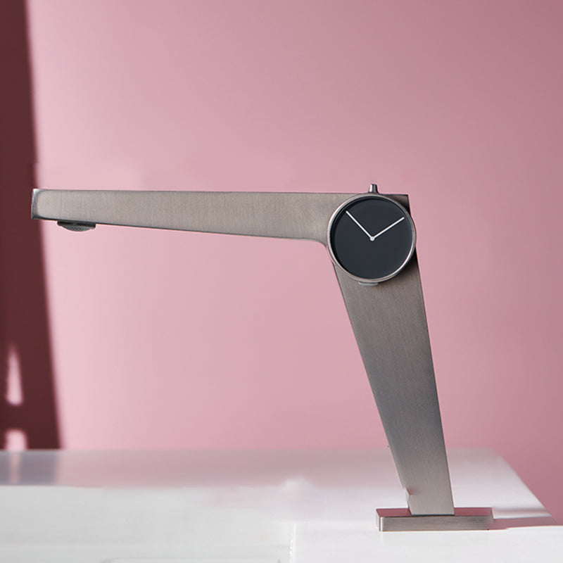 Contemporary Vessel Sink Faucet Knob Handle Bathroom Vessel Faucet