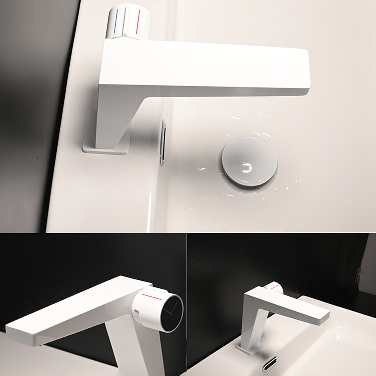 Contemporary Vessel Sink Faucet Knob Handle Bathroom Vessel Faucet