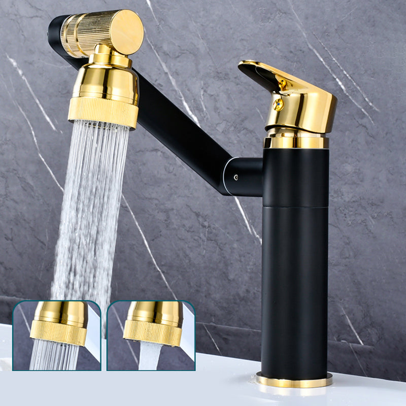 Luxury Vessel Faucet Swivel Spout High-Arc Single Handle Vessel Faucet