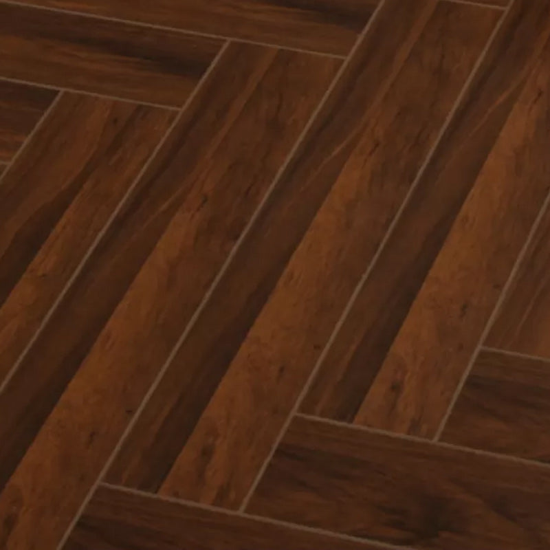 Textured Laminate Flooring Wooden Rectangular Fireproof Stain Resistant Click Laminate