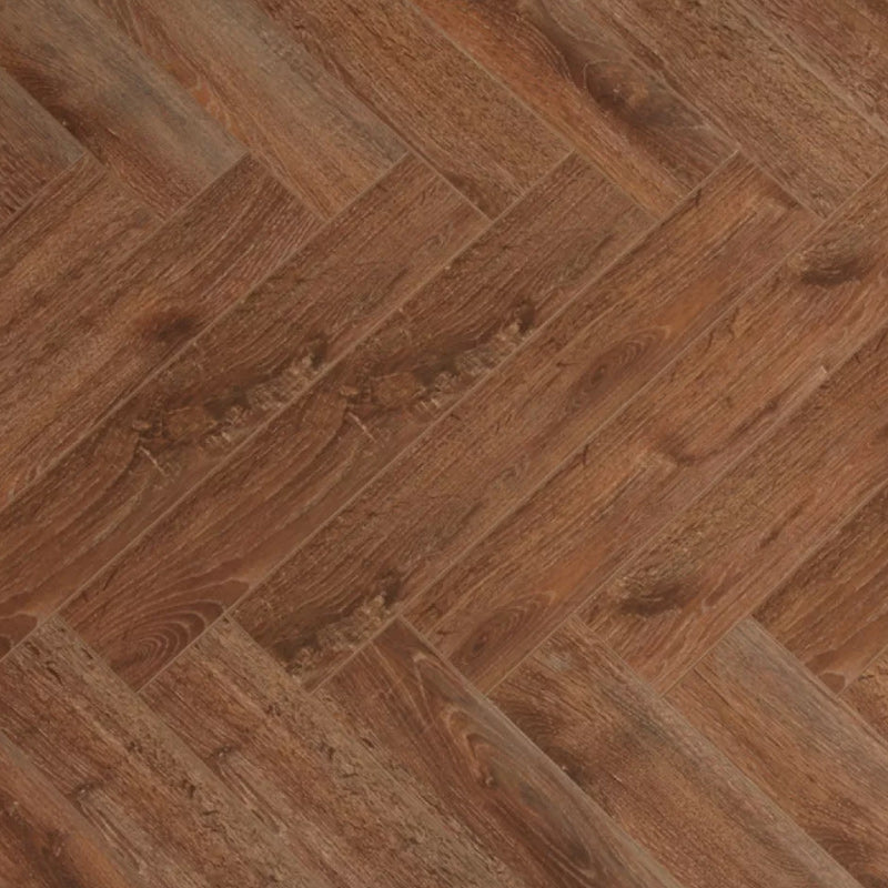 Textured Laminate Flooring Wooden Rectangular Fireproof Stain Resistant Click Laminate