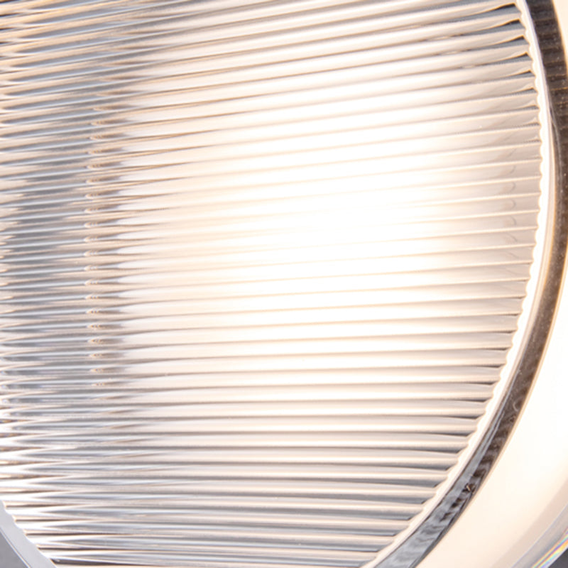 Contemporary LED Wall Sconce in Black / Gold Wall Light with Acrylic Round Shade