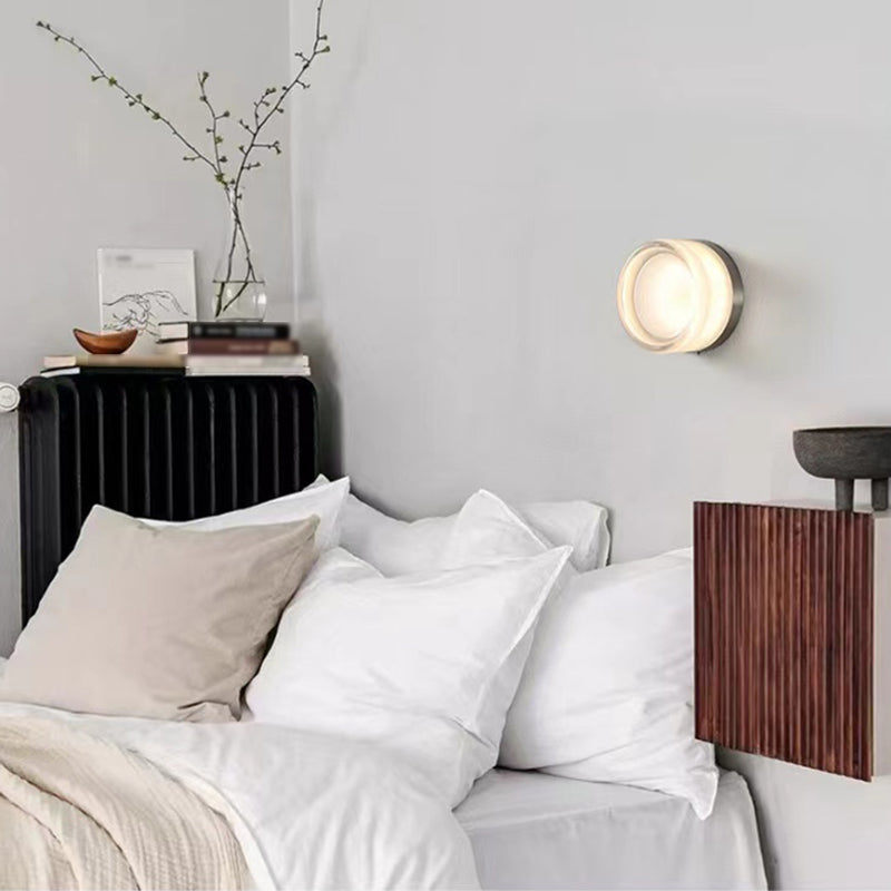 Modern Vanity Lighting Circle Wall Light Fixture with Acrylic for Bathroom