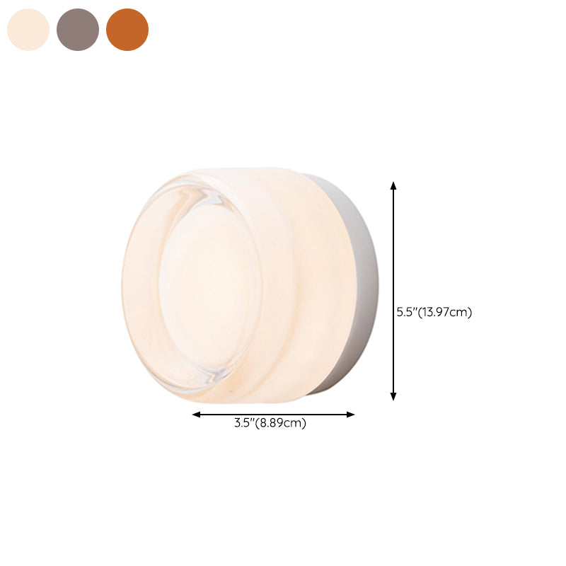 Modern Vanity Lighting Circle Wall Light Fixture with Acrylic for Bathroom