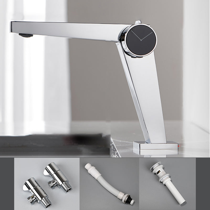 Contemporary Vessel Sink Faucet Knob Handle Bathroom Vessel Faucet