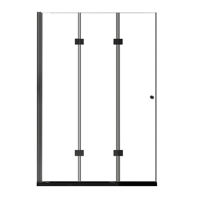 Tempered Shower Bath Door Frameless Bi-Fold Scratch Resistant Shower Doors