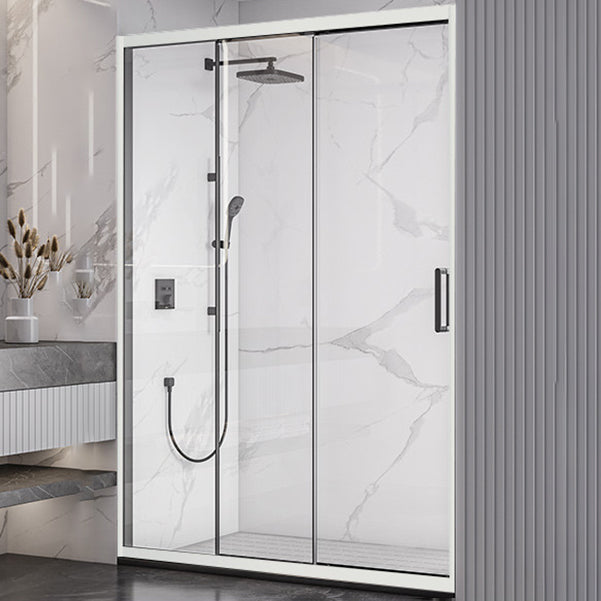 Single Sliding Semi-Frameless Shower Doors Tempered Shower Bath Door