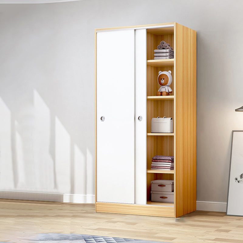 Modern Style Wardrobe Armoire Wooden Wardrobe Closet With Doors