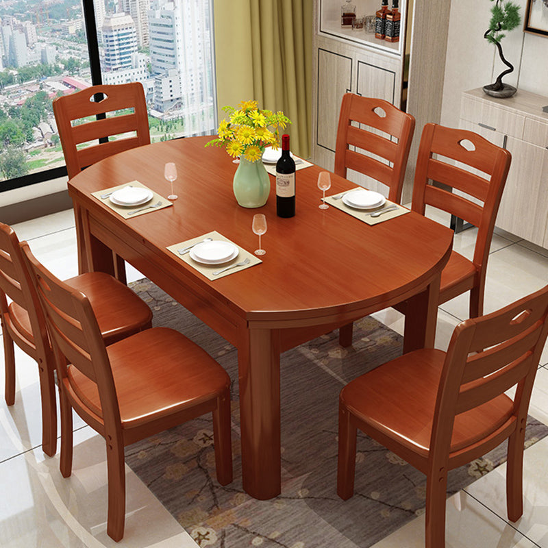 Modern Style Dining Table Rubberwood Base Dinner Table for Dining Room