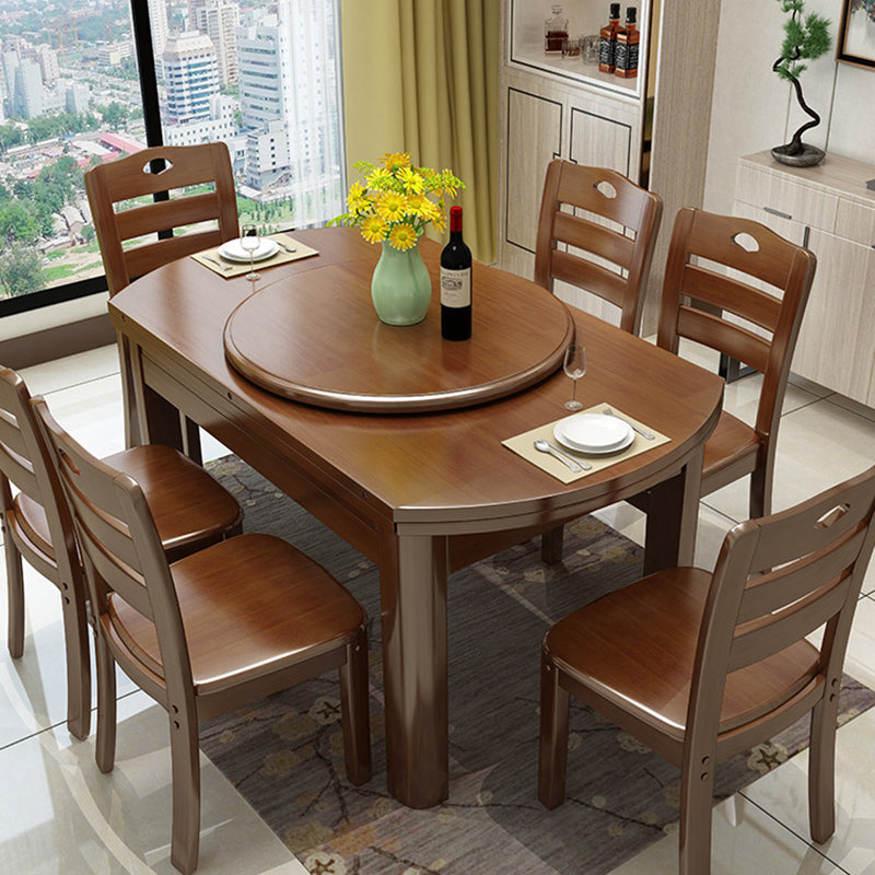 Modern Style Dining Table Rubberwood Base Dinner Table for Dining Room