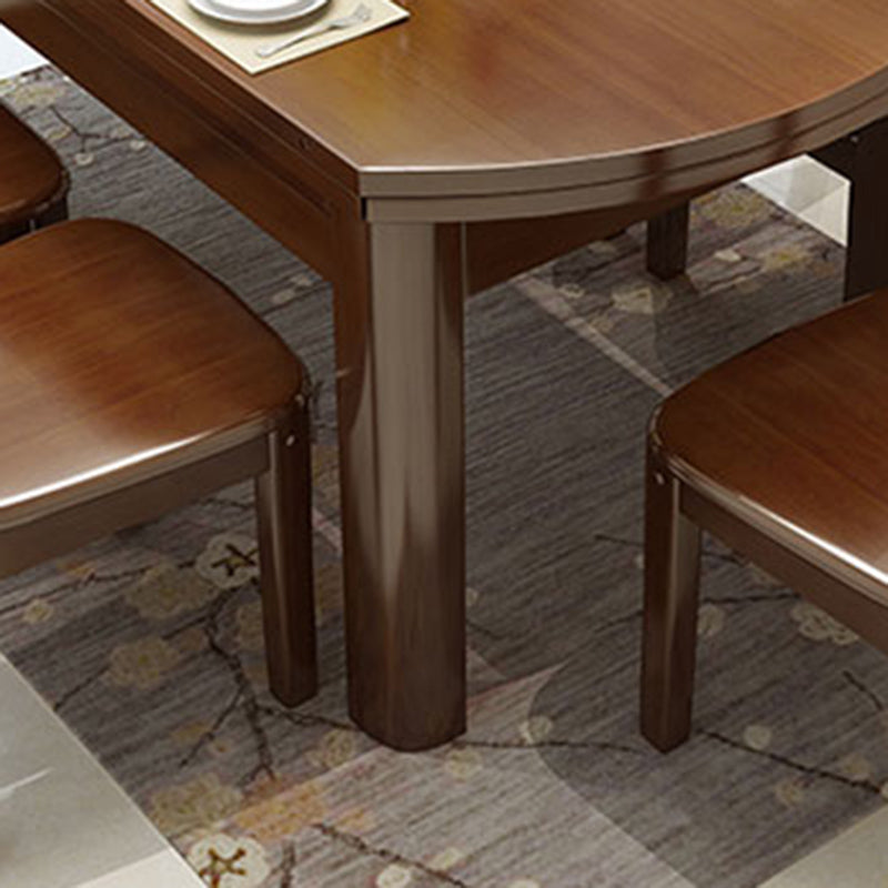 Modern Style Dining Table Rubberwood Base Dinner Table for Dining Room