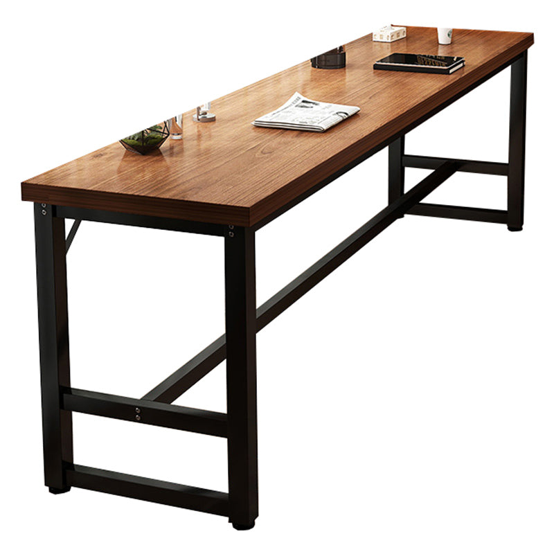 Manufactured Wood Bar Table Modern Metal Frame Pub Table for Small Places