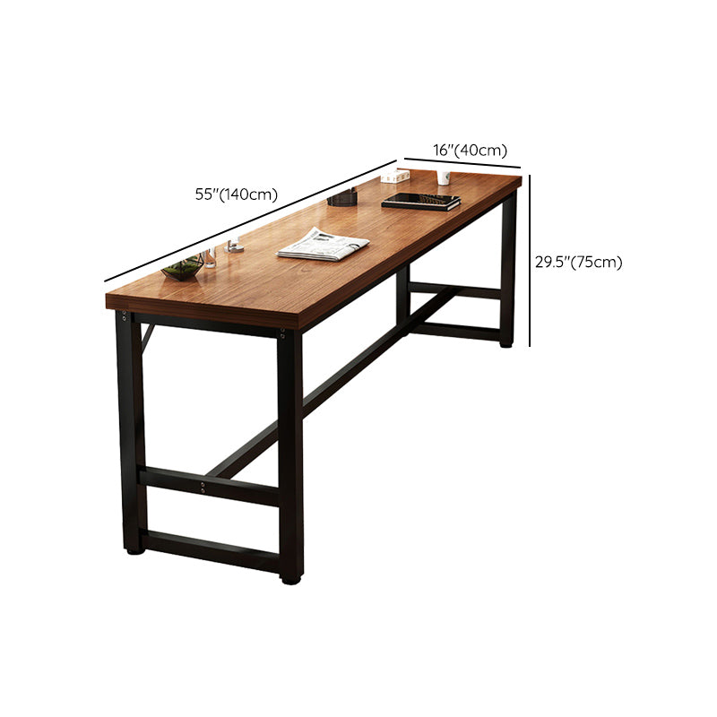 Manufactured Wood Bar Table Modern Metal Frame Pub Table for Small Places