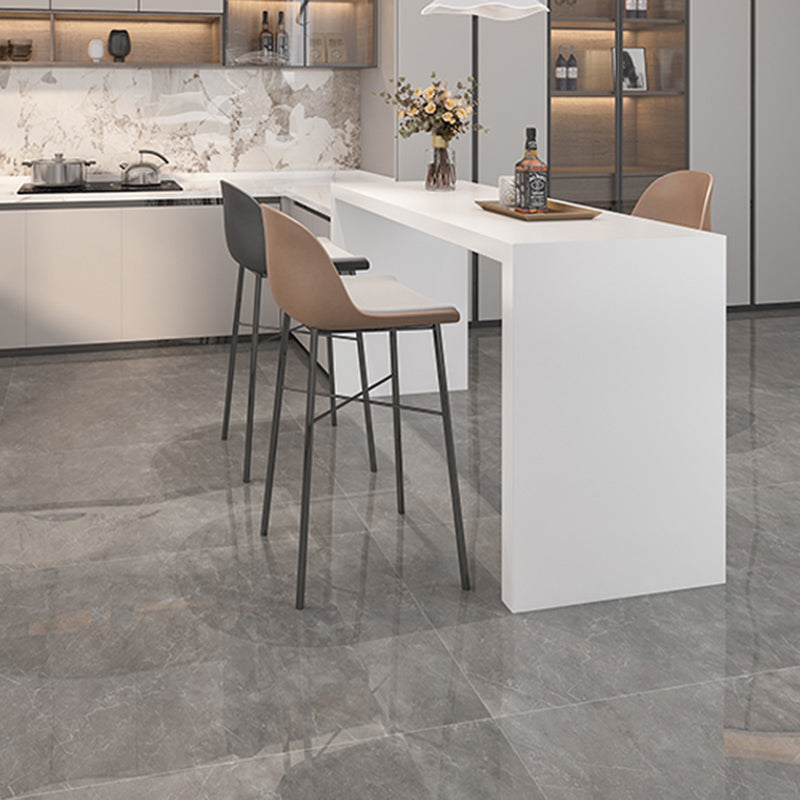 Modern Stone Bar Dining Table Rectangle Bar Table for Small Places