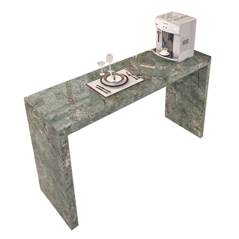 Modern Stone Bar Dining Table Rectangle Bar Table for Cafe And Breakroom