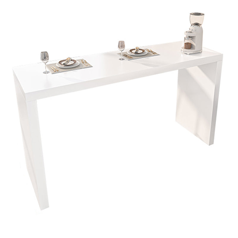 Modern Stone Bar Dining Table Rectangle Bar Table for Cafe And Breakroom