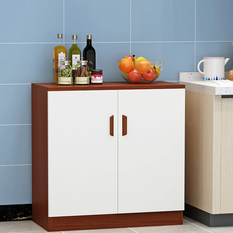 Contemporary Sideboard Cabinet Engineered Wood Adjustable Shelving Sideboard Table