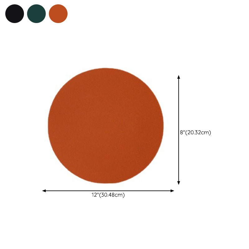 Single Modern Wall Mounted Sconce LED Round Wall Light in Green/Black/Orange Finish