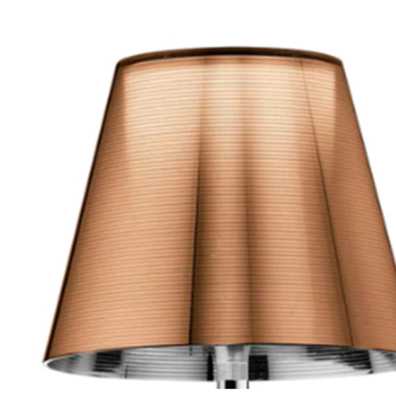 1 Light Wall Armed Sconce in Chrome Minimalist Wall Light with Standard Shade