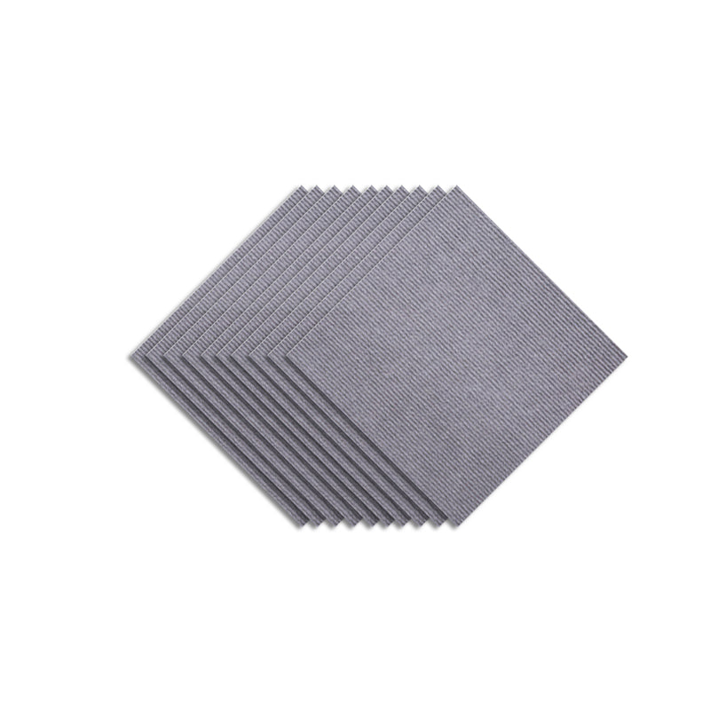 Modern Carpet Tiles Square Color Block Stain Resistant Carpet Tiles